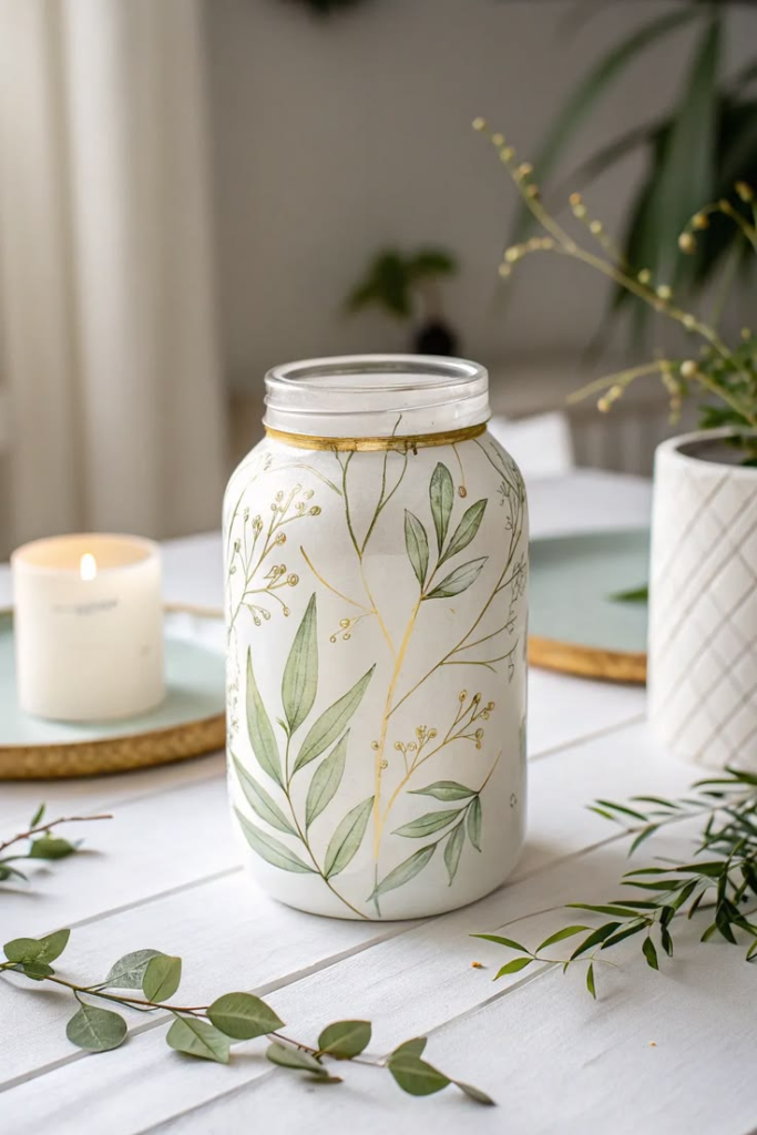 Frascos de Vidrio Decorados: Inspiraciones Creativas y Modernas image