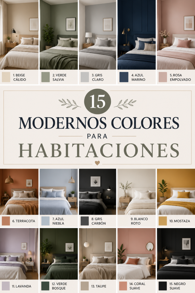15 Modernos Colores para Habitaciones que Son Tendencia 88221d5a 194e 4c05 91b4 547bcf5ed051