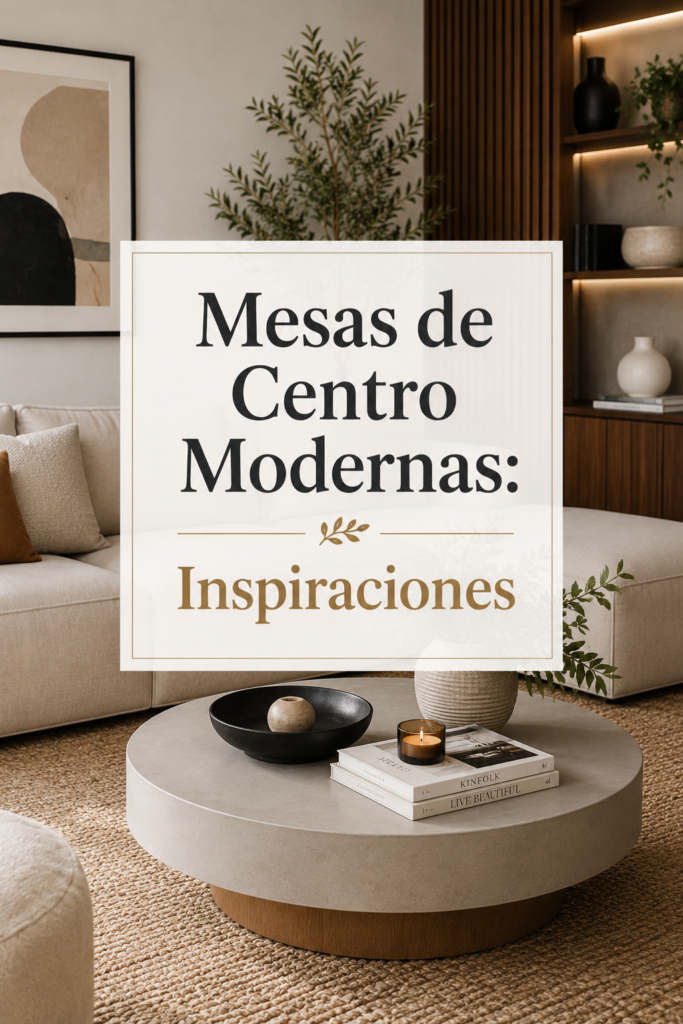 10 Mesas de Centro Modernas para un Salón Sofisticado d152c074 558a 401a b49d af982f49367b