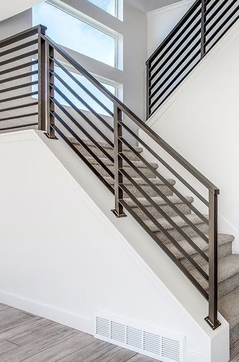 12 Ideas de Barandas para Escaleras Interiores Modernas image