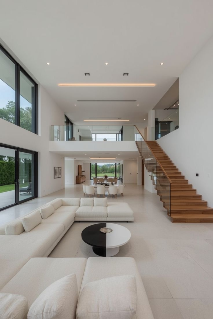 Casas Doble Altura: 15 Diseños Modernos y Sofisticados image