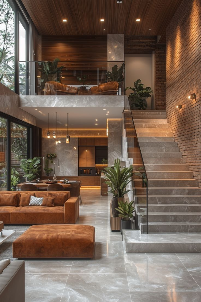 Casas Doble Altura: 15 Diseños Modernos y Sofisticados image